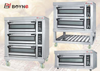 CE Commercial Bakery Kitchen Equipment Three Deck Six Trays Oven