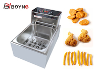 8L Oil Tank Stainless Steel Fryer For Fried Snack Fried Chicken Equipment