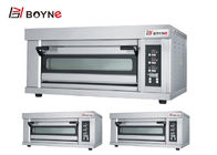 High End Microcomputer Stainless Steel Commercial  One Deck Two Trays Bakery Oven