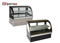 550W Fan Cooling Cake Display Case With Adjustable Toughened Glass Shelves