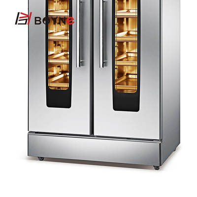 32 Pans Proofer Bread Fermentation Equipment Touch Panel Control Double Doors