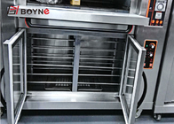 One Deck Two Tray Electric Deck Oven with Twelve Proofer for Bakery